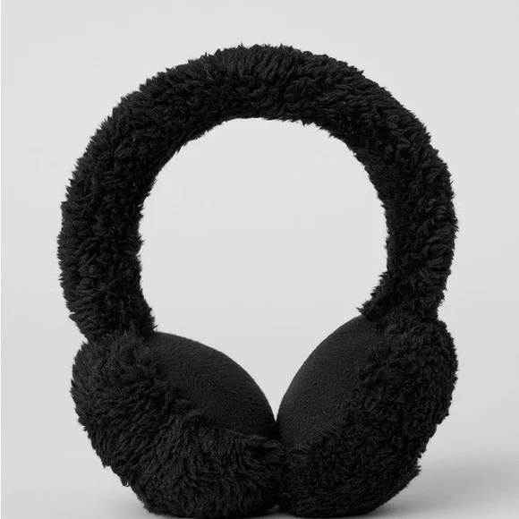 ALO Yoga Sherpa Earmuffs - Black, New Without Tags - Picture 2 of 6